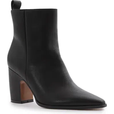 Reiss Amy Pointed Toe Bootie In Black