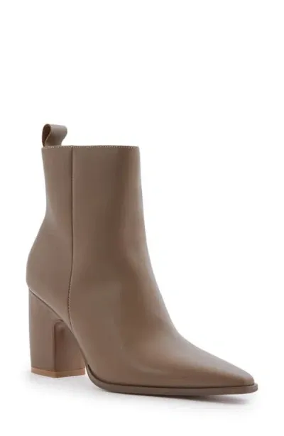 Reiss Amy Pointed Toe Bootie In Taupe