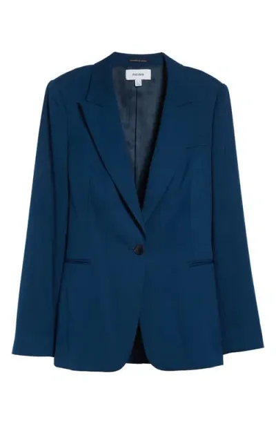 Reiss Jade Tailored Fit Single Breasted Jacket In Teal