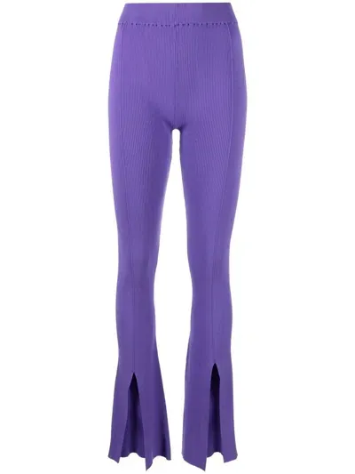 Remain Knit Pants In Purple