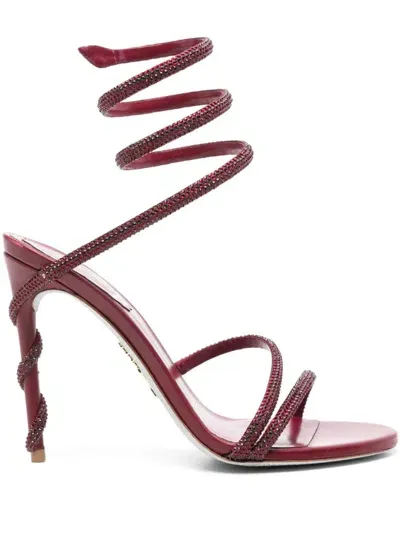 René Caovilla Shoes Rene Caovilla Woman Color Burgundy In Burgunderrot