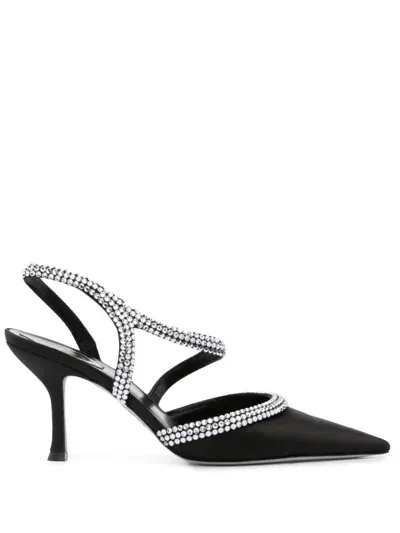 René Caovilla 95mm Lisa Pumps In Black