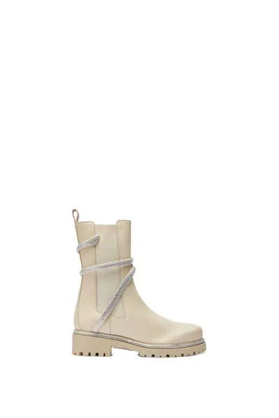 René Caovilla Cleo Boots In White