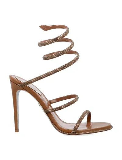 René Caovilla Cleo Sandal In Smoked Topaz