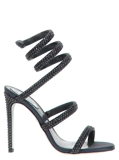 René Caovilla 'cleo' Sandals In Black