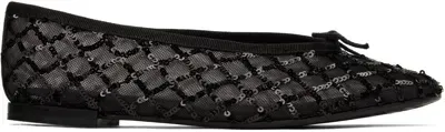 Repetto Black Cendrillon Ballerina Flats In Noir