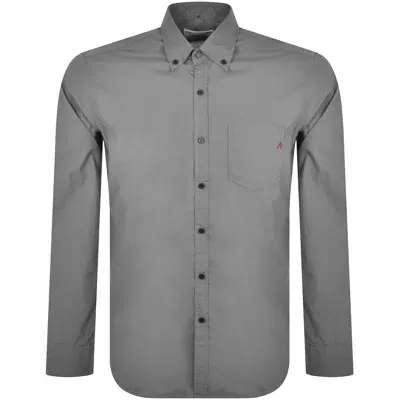 Replay Long Sleeved Shirt Grey