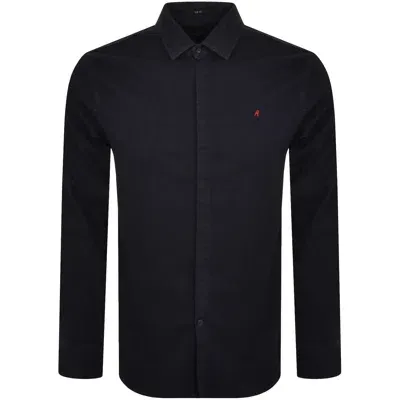 Replay Long Sleeved Shirt Navy