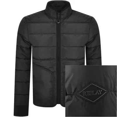 Replay Padded Jacket Black