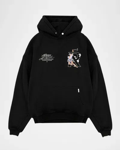 Represent Men's Hermes Graphic Hoodie In Jet Black