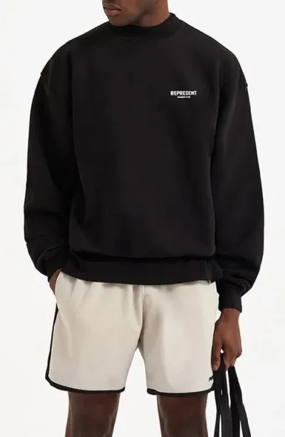 Represent Owners' Club Logo Graphic Sweatshirt In Black