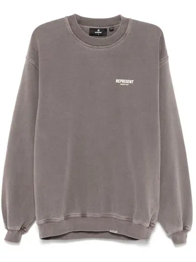 Represent Owners Club Sweatshirt In Grey