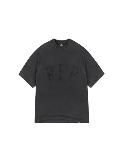 Represent Rep Applique T-shirt In Black