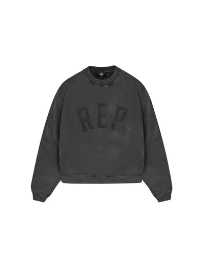 Represent Sweater With Applique Rep In Black