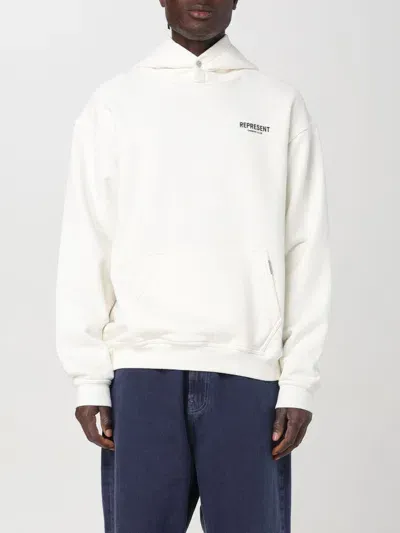 Represent Sweatshirt  Men Color White In 白色