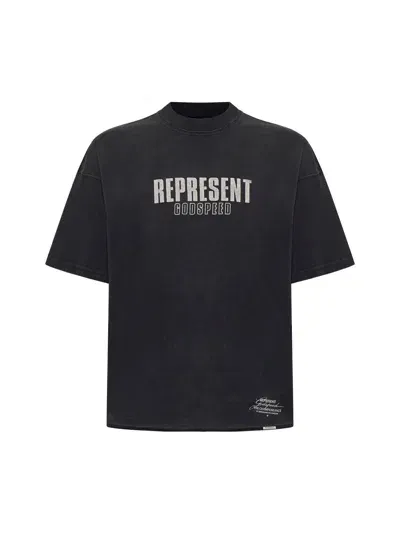 Represent T-shirt In Black