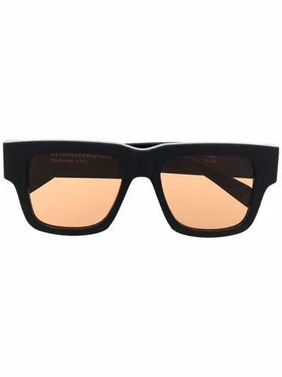 Retro Super Future Mega Sunglasses In Brown