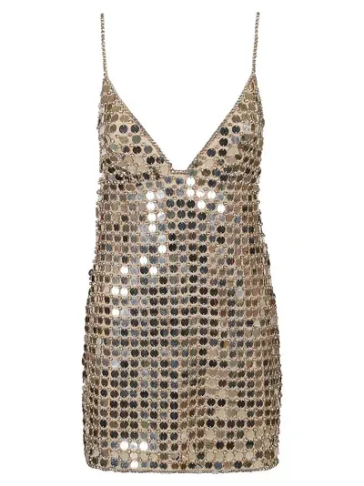 Retroféte Retrofete Airalyse Embellished Mini Dress In Gold