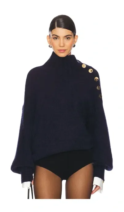 Retroféte Amalia Sweater In Navy