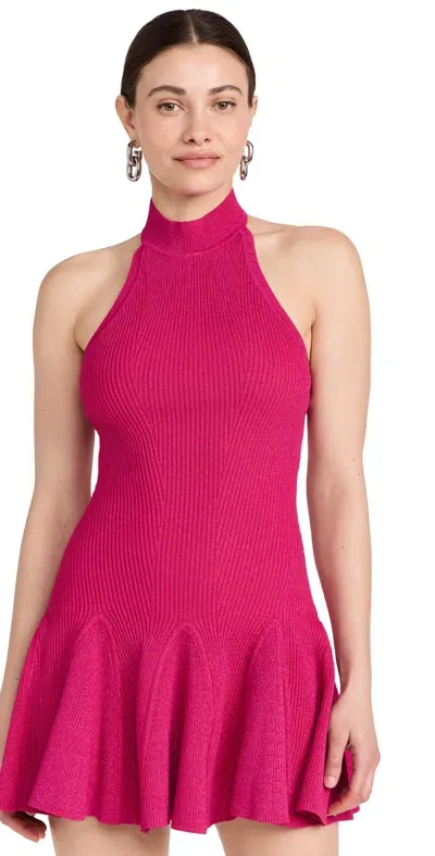 Retroféte Quinn Dress Metallic Fuchsia