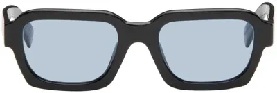 Retrosuperfuture Black Caro Sunglasses In Caro Azure