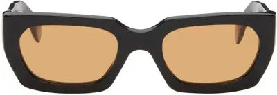 Retrosuperfuture Black Teddy Sunglasses In Teddy Refined