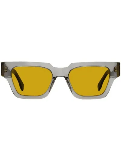 Retrosuperfuture Storia Angular Sunglasses In Grey