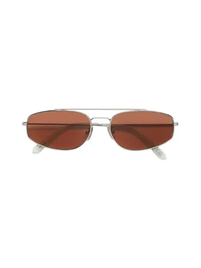 Retrosuperfuture Tema 2.0 Bordeaux - Silver Sunglasses