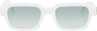 Retrosuperfuture White Caro Sunglasses