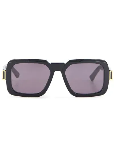 Retrosuperfuture X Zamalek Square-frame Sunglasses In Black