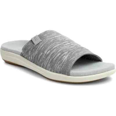 Revitalign Vanessa Slide Sandal In Grey