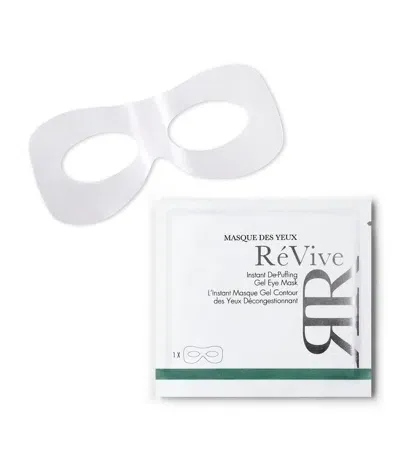 Revive Masque Des Yeux Instant De-puffing Gel Eye Mask In White