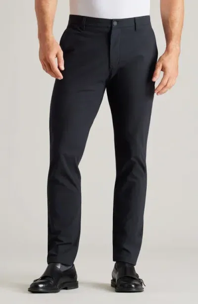 Rhone Commuter Slim Fit Fleece Pants In Black