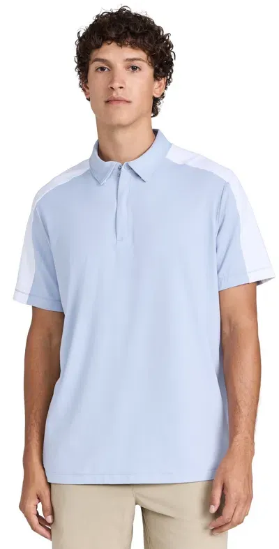 Rhone Momentum Polo Sleet Grey/zen Blue