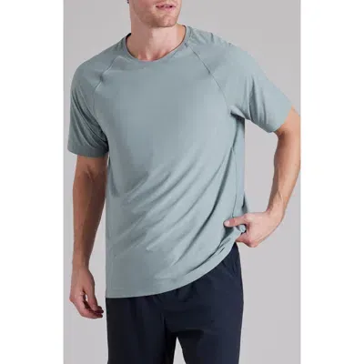 Rhone Reign Athletic Short Sleeve T-shirt In Stormy Sea