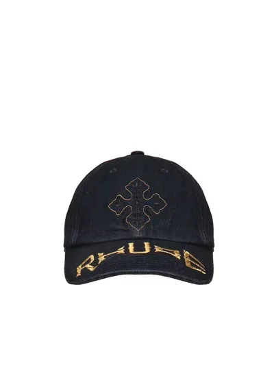 Rhude Baseball Hat Logo In Nero