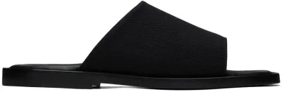 Rhude Black Casa Slides In Black/black