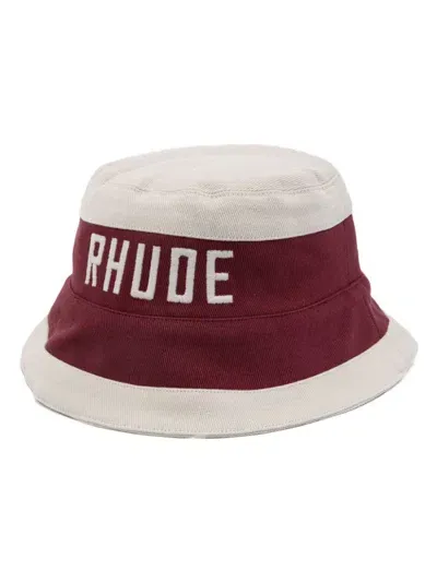 Rhude Chamonix Bucket Hat In White