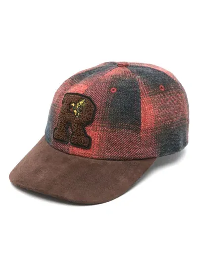 Rhude Chenille-logo Cap In Brown