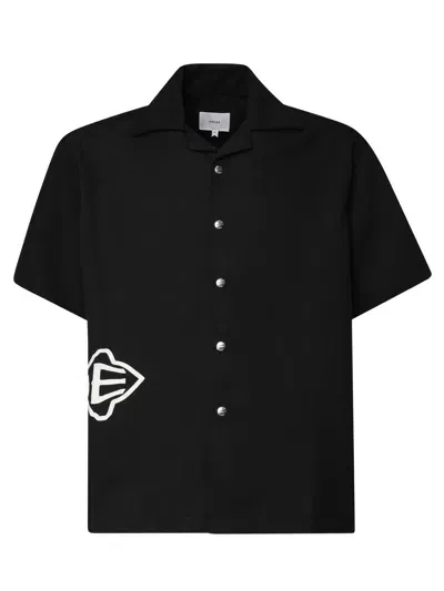 Rhude Cross Logo Shirt In Black