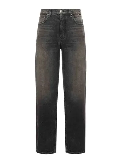 Rhude Black Faded Jeans