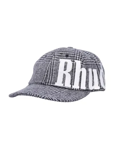 Rhude Wrap Logo Hat In Gray