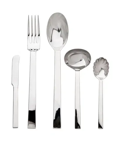 Ricci Silversmith 5-piece Rapallo Hostess Set In Silver