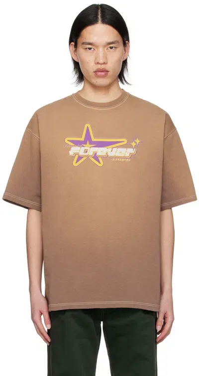 Rice Nine Ten Brown Gradation T-shirt