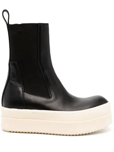 Rick Owens 50mm Mega-bumper Beatle Boots In Black