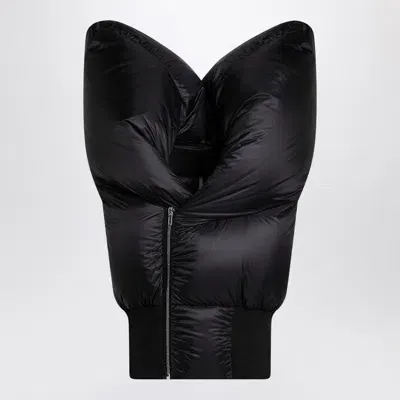 Rick Owens Anubis Black Padded Waistcoat