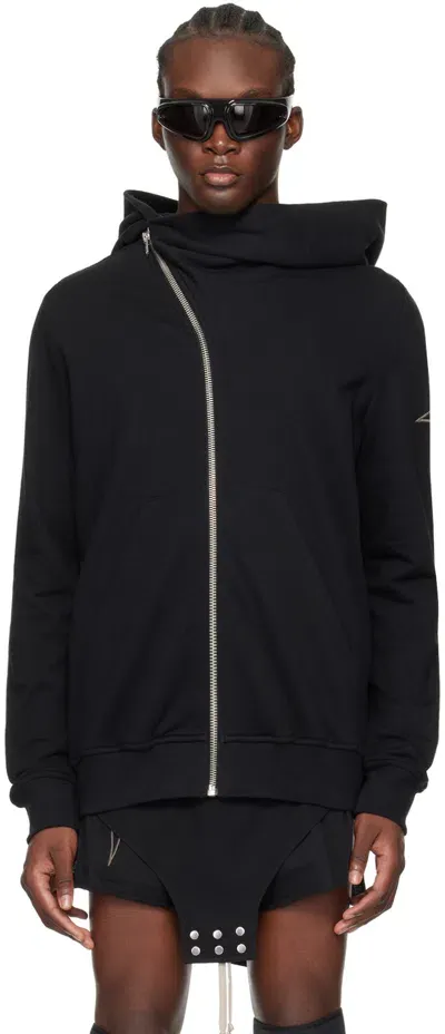 Rick Owens Black Champion Edition Mountain Hoodie In 09 Black