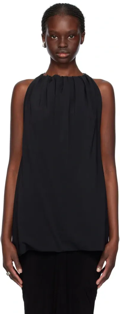 Rick Owens Black Lido Bag Tank Top In 09 Black