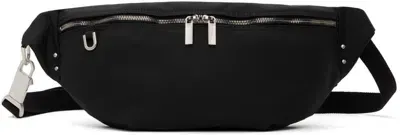 Rick Owens Black Porterville Bumbag Pouch In 09 Black