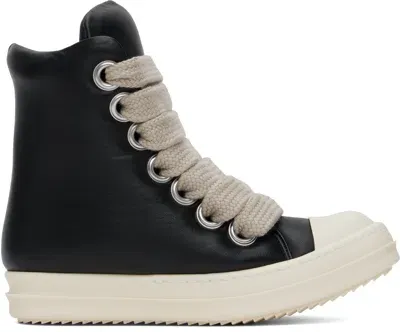 Rick Owens Jumbo High-top Sneakers In Black